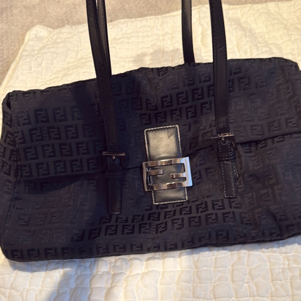 Fendi Zucca flap shoulder bag - Picture 2 of 14